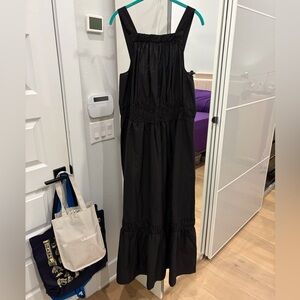 Anthropologie NWT Somerset Maxi Black Sleeveless Dress